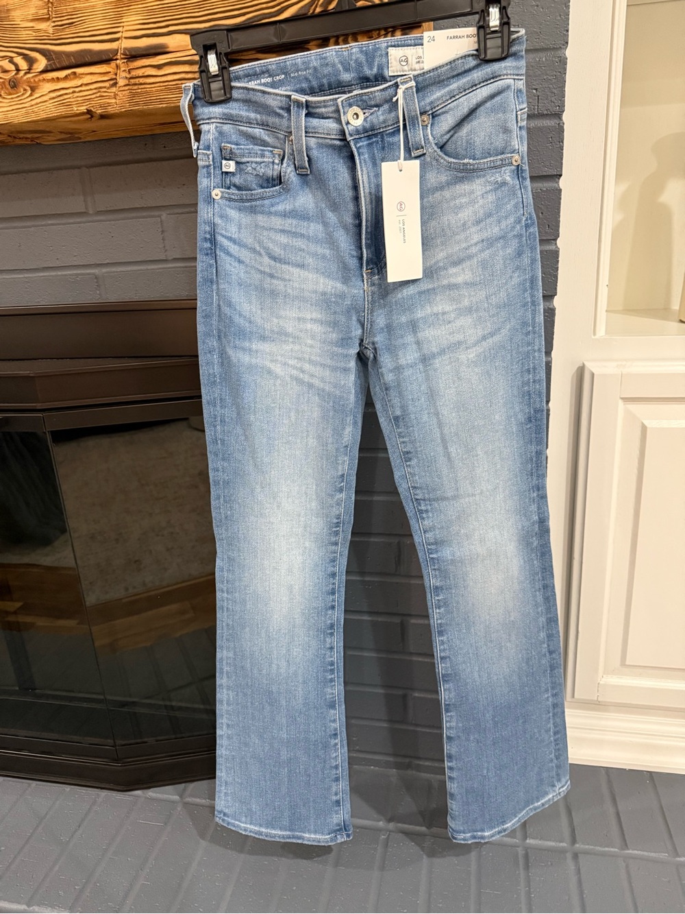 AG  Light Blue Flare Jeans